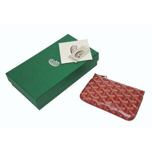 GOYARD Senna Pouch leather red